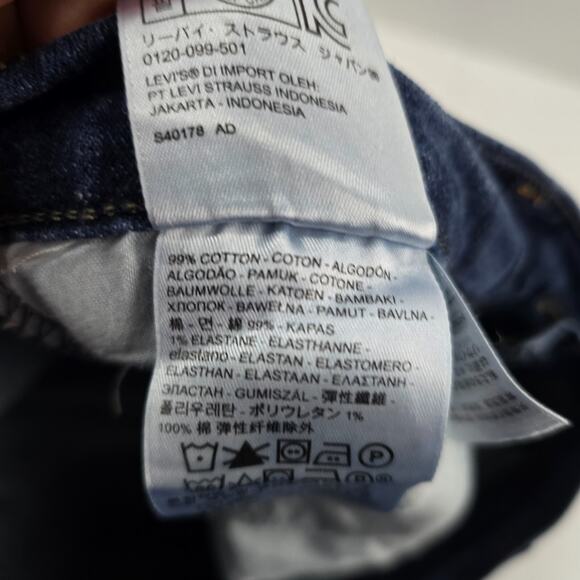 Levi's 515 boocut jeans blue denim size 10 womens 30x32 5391 - Picture 11 of 13